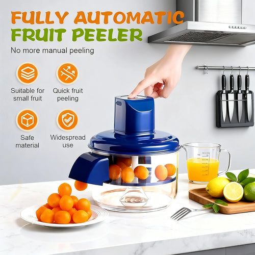 2025 Upgrade 2-in-1 Electric Garlic & Fruit Peeler - Effortless Peeling in 20 Seconds,Easy to Clean, Remover Tool for Kitchen