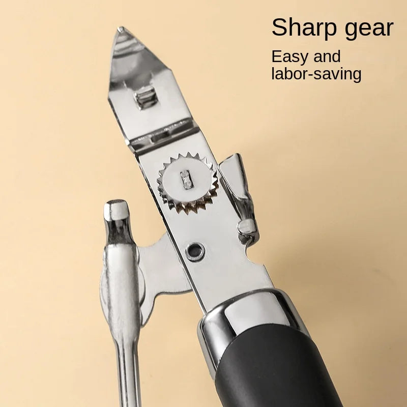 Professional Iron Manual Can Opener Multifunctional Stainless Steel Beer Handle Can Opener Kitchen Gadgets Bottle Openers Jar