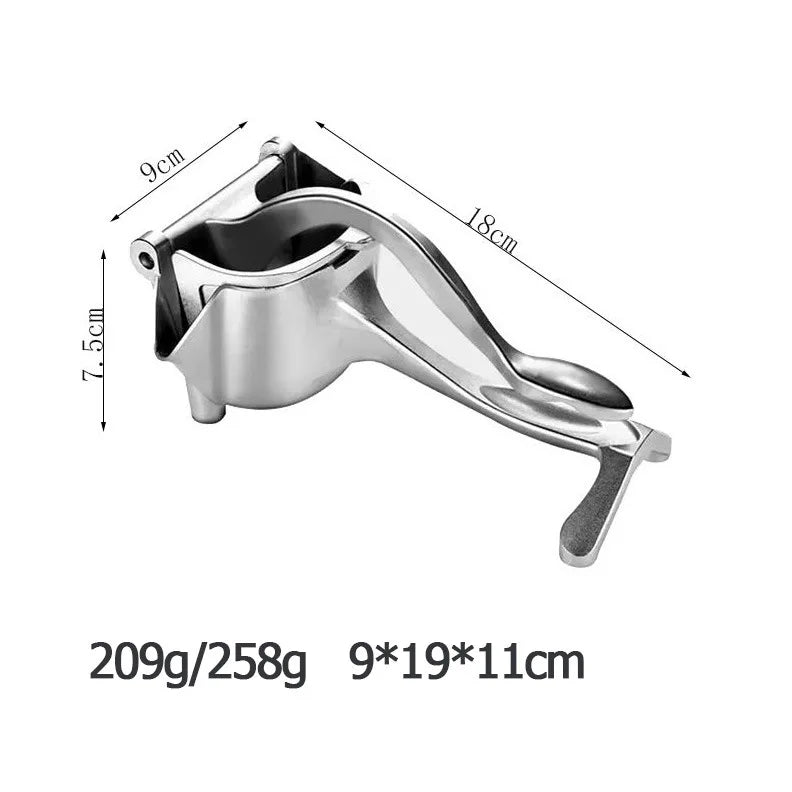Manual Juice Squeezer Aluminum Alloy Hand Pressure Juicer Pomegranate Orange Lemon Sugar Cane Juice Kitchen Bar Fruit Tools Acce