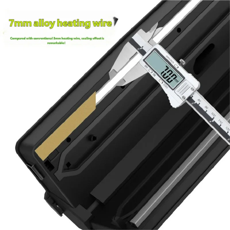 HOMEFISH Home-Use Small Food Vacuum Sealing Machine Kitchen Appliance for Food Preservation Compact Vacuum Packaging Machine