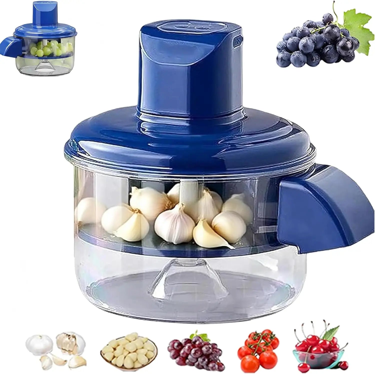 2025 Upgrade 2-in-1 Electric Garlic & Fruit Peeler - Effortless Peeling in 20 Seconds,Easy to Clean, Remover Tool for Kitchen