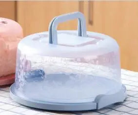 Birthday Cake Storage Box Round Wedding Baking Container Stand Plate Pie Tray UtensilsKitchen Tools Storage Box Accessories