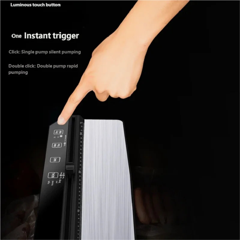 HOMEFISH Home-Use Small Food Vacuum Sealing Machine Kitchen Appliance for Food Preservation Compact Vacuum Packaging Machine