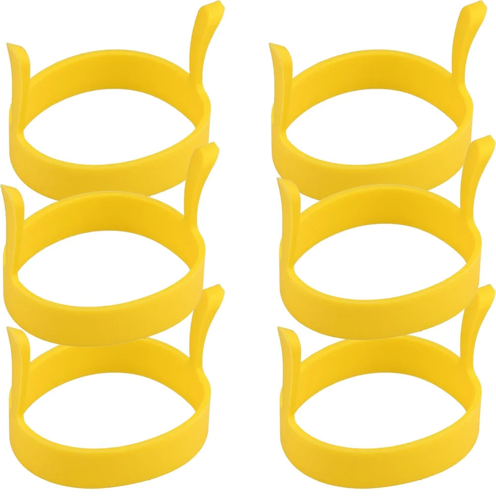 8X Silicone Ring Fried Egg Mold Nonstick Pancake Ring Molds Heat Resistant Multi-function Portable Creative for Cooking DIY Tool