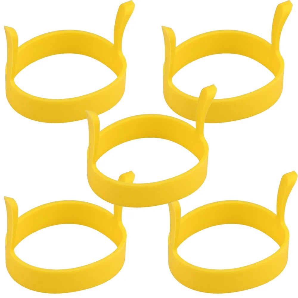 8X Silicone Ring Fried Egg Mold Nonstick Pancake Ring Molds Heat Resistant Multi-function Portable Creative for Cooking DIY Tool