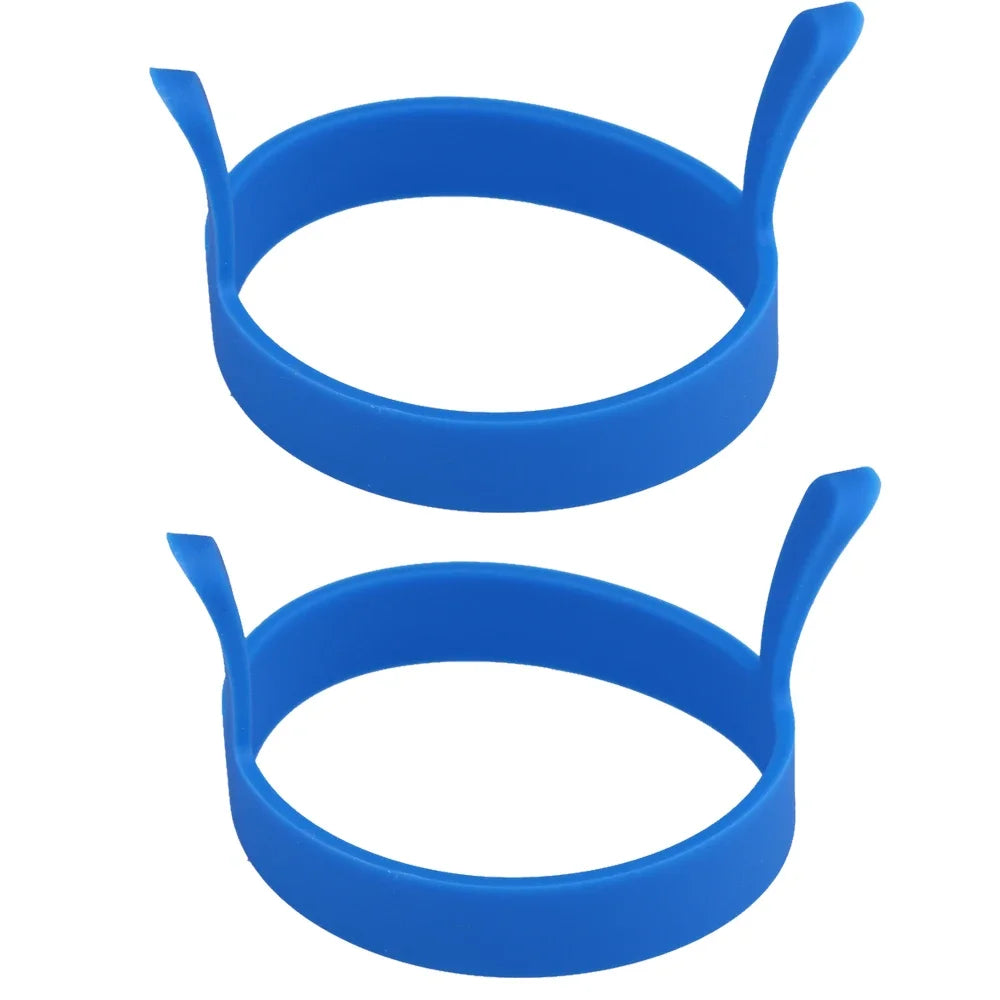 8X Silicone Ring Fried Egg Mold Nonstick Pancake Ring Molds Heat Resistant Multi-function Portable Creative for Cooking DIY Tool