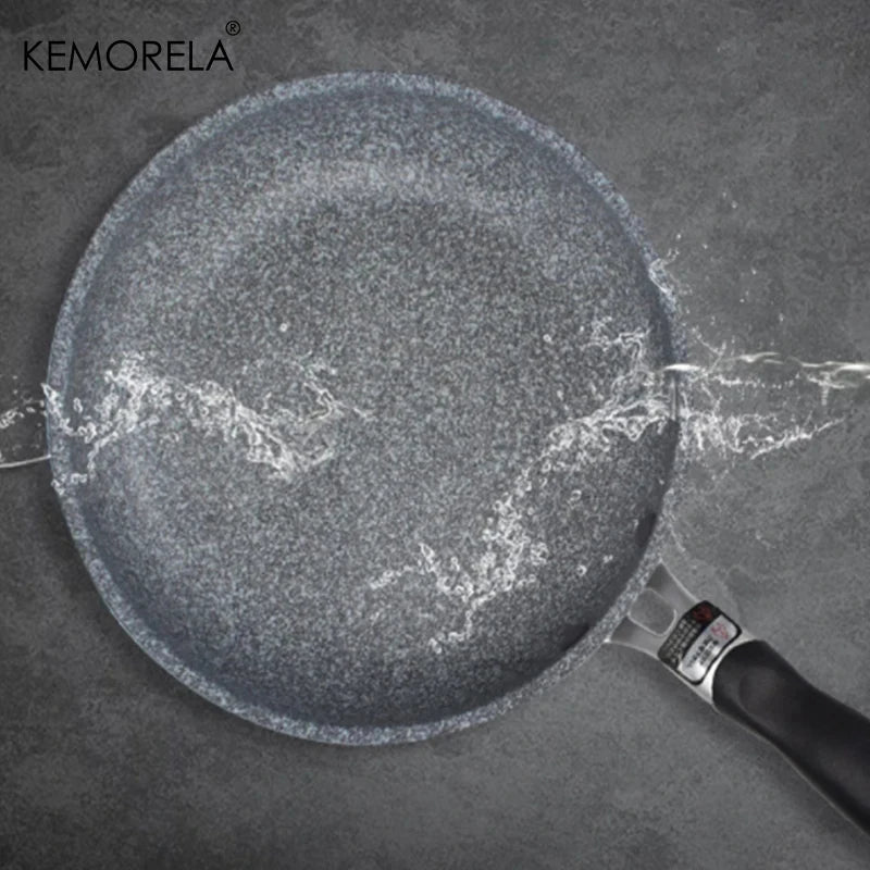 3PCS/Set Medical Stone Frying Pan 28/26/20cm Wok Non-Stick Pan Skillet Cauldron Induction Cooker Pans Pancake Egg Gas Stove Home